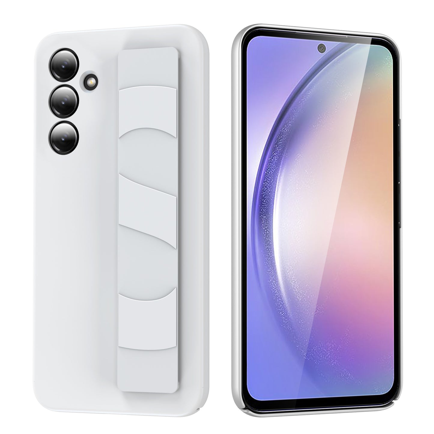 All-in-one Transparent Frosted Case A54 Cover