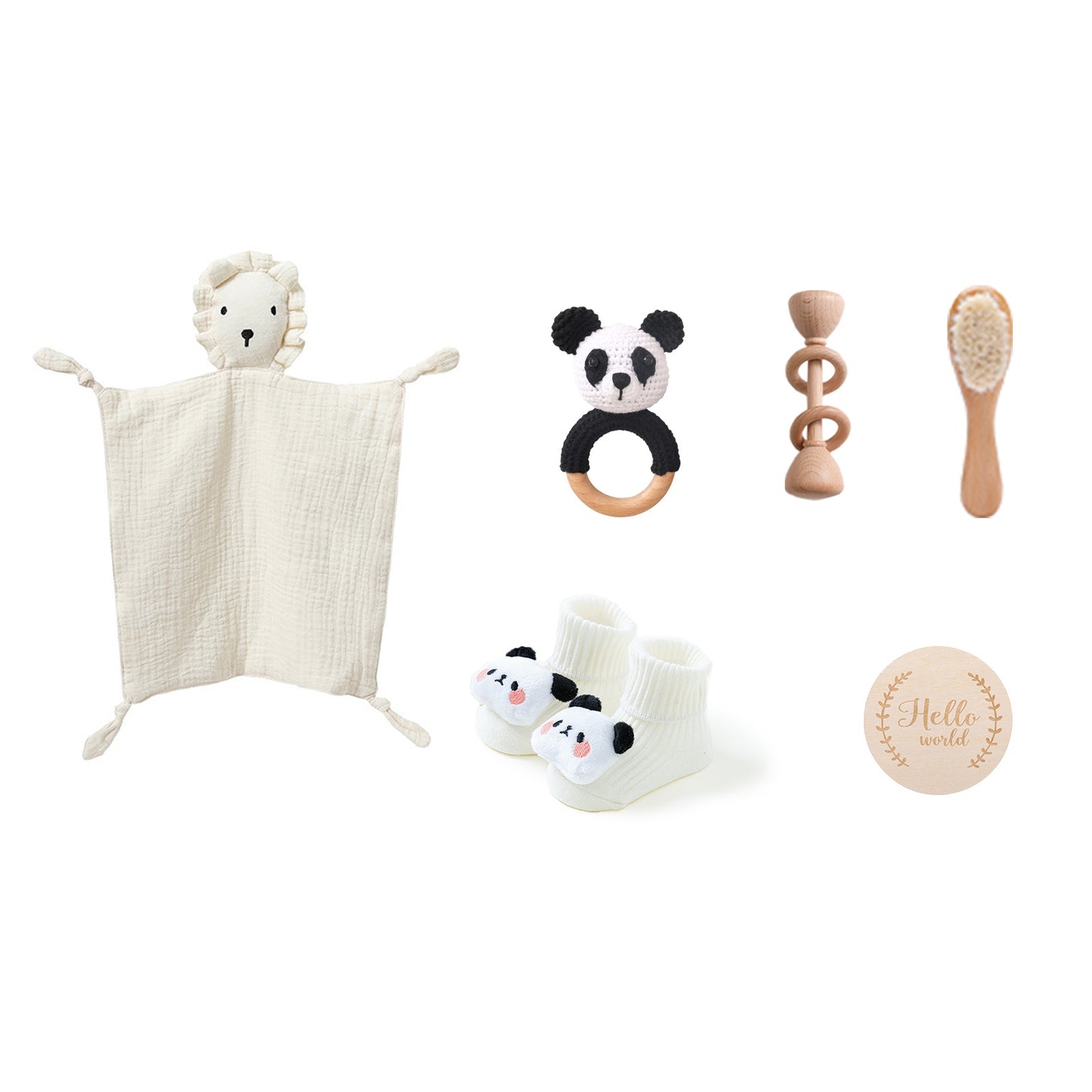 Comfort Rattle Rabbit Bath Towel Gift Set