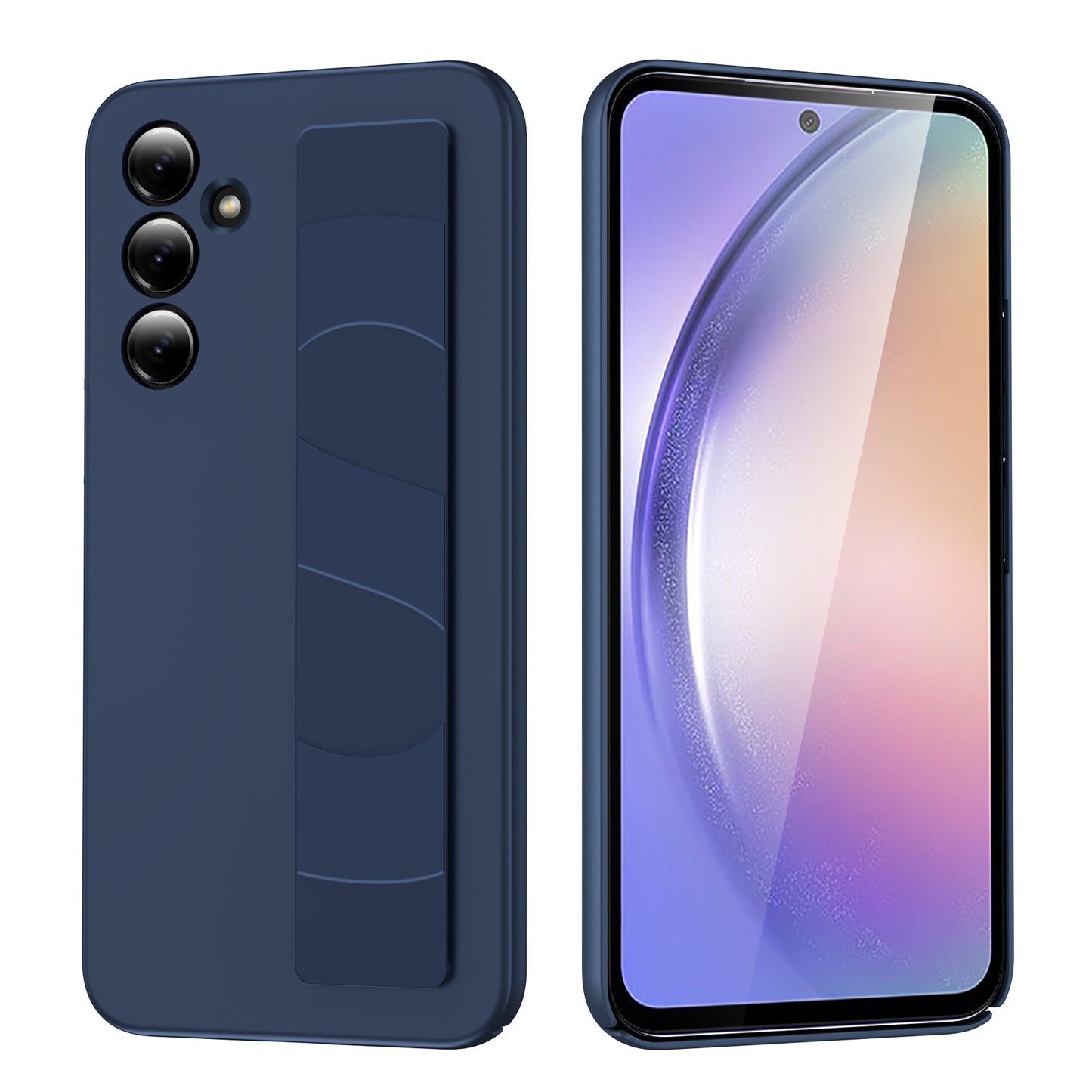 All-in-one Transparent Frosted Case A54 Cover