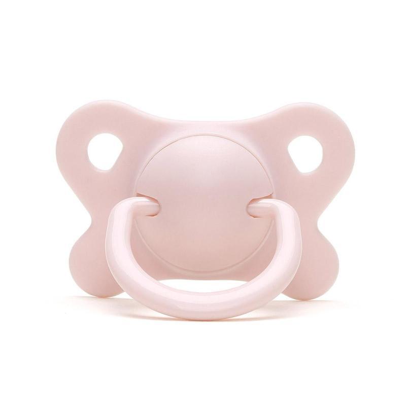 TOP Quality Pacifier Sleeping Baby Pacifier Newborn Silicone Pacifier Super Soft Flat Head