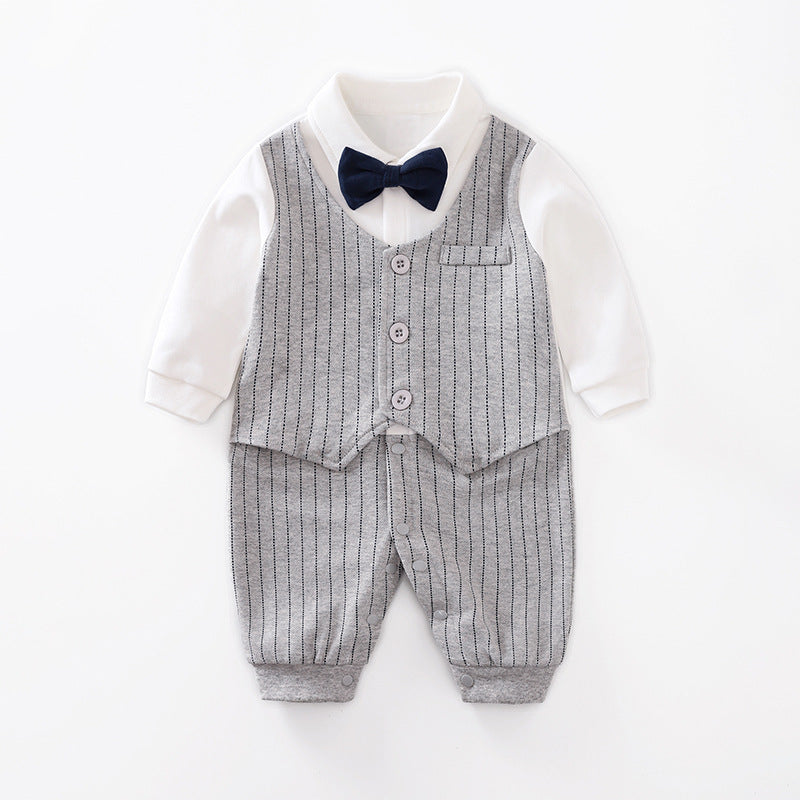 Jumpsuit Spring And Autumn Models Foreign Trade Gentleman Baby Clothes