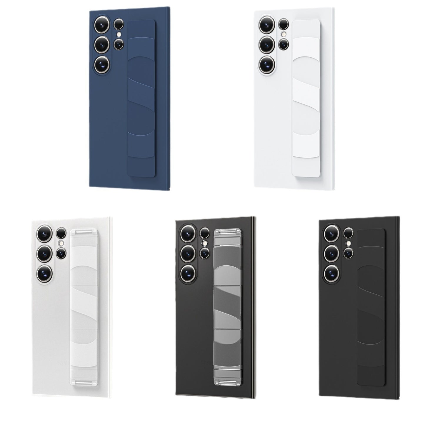 All-in-one Transparent Frosted Case A54 Cover