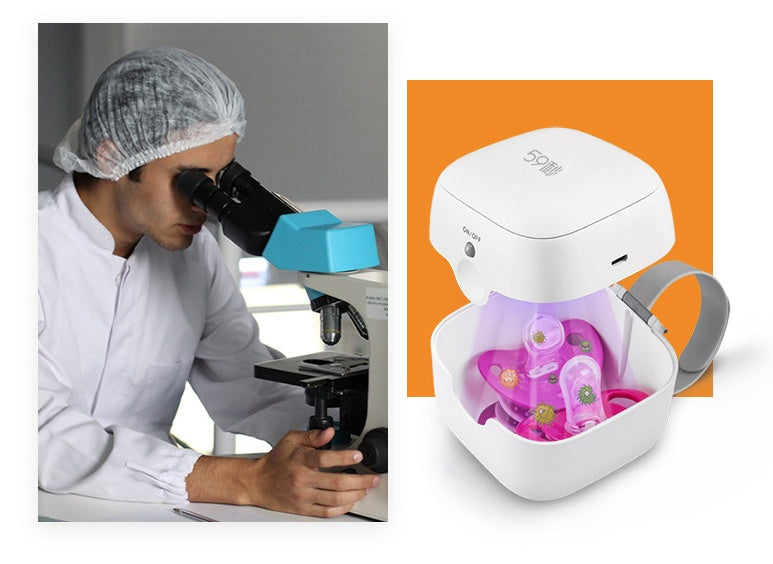 Baby Pacifier Disinfection  Bakterienfrei Box Perfektes Geschenk für Eltern