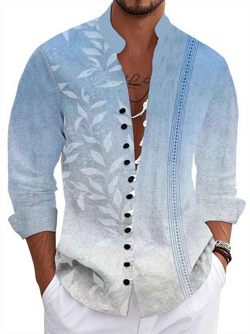 3D Ancient Ethnic Pattern Fashionable Printed Shirt Cardigan Casual Top