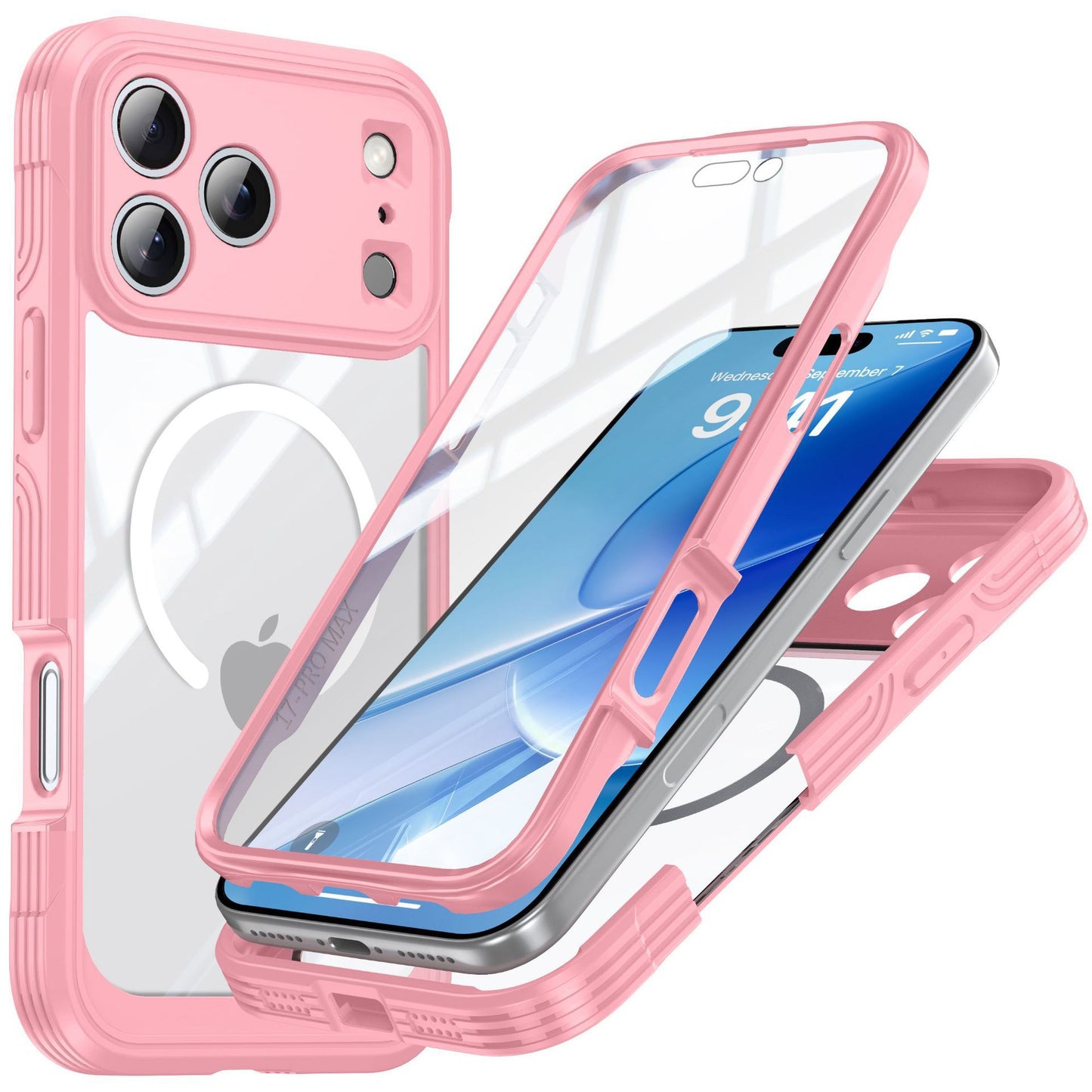 Drop-proof Transparent All-in-one Protective Phone Case