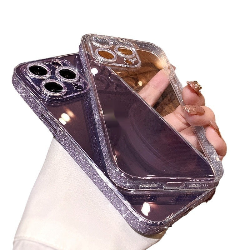 Starry Glitter For 14promax Phone Case Transparent