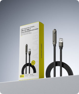 Fast Charging 2-in-1 Data Wire Foldable Phone Tablet Stand