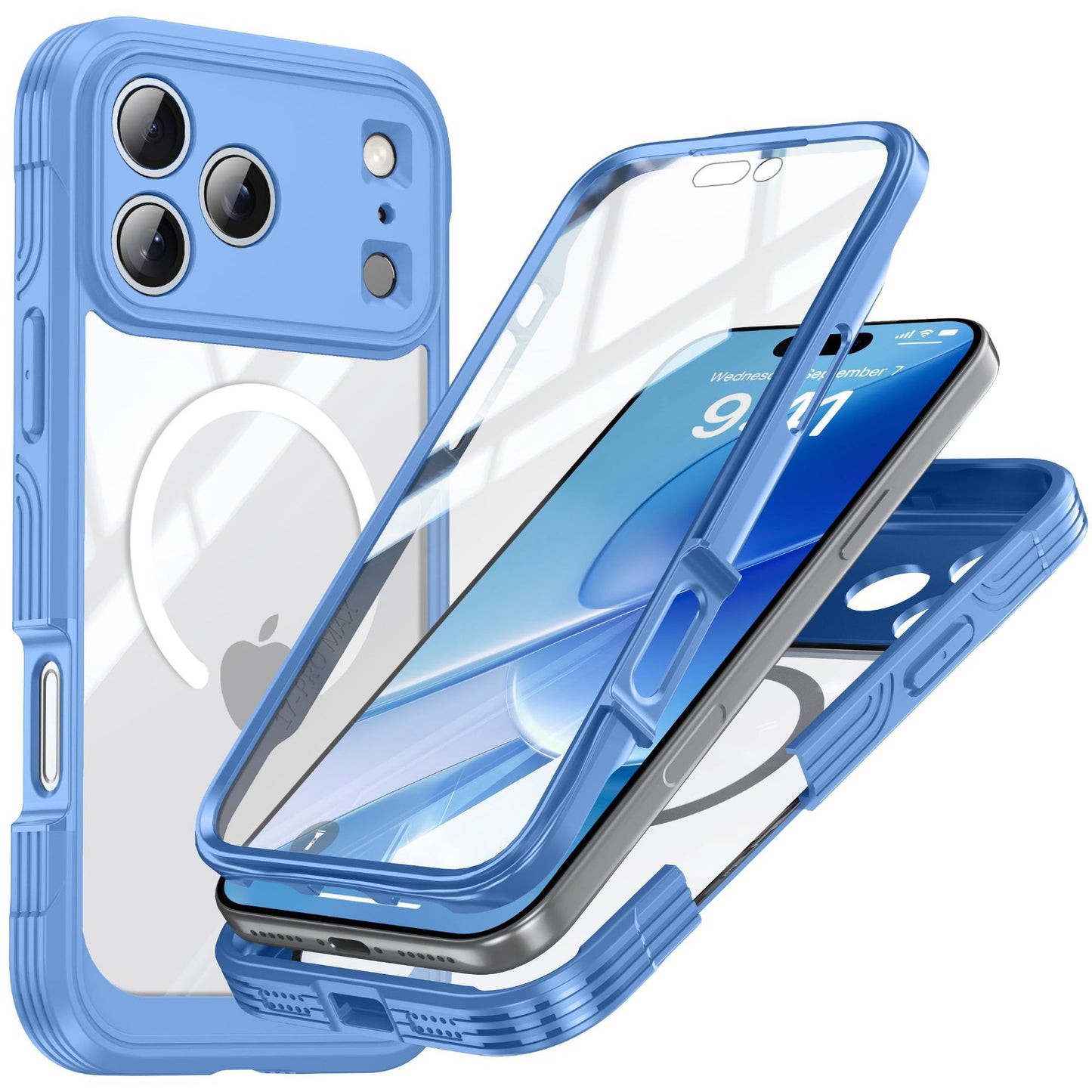Drop-proof Transparent All-in-one Protective Phone Case