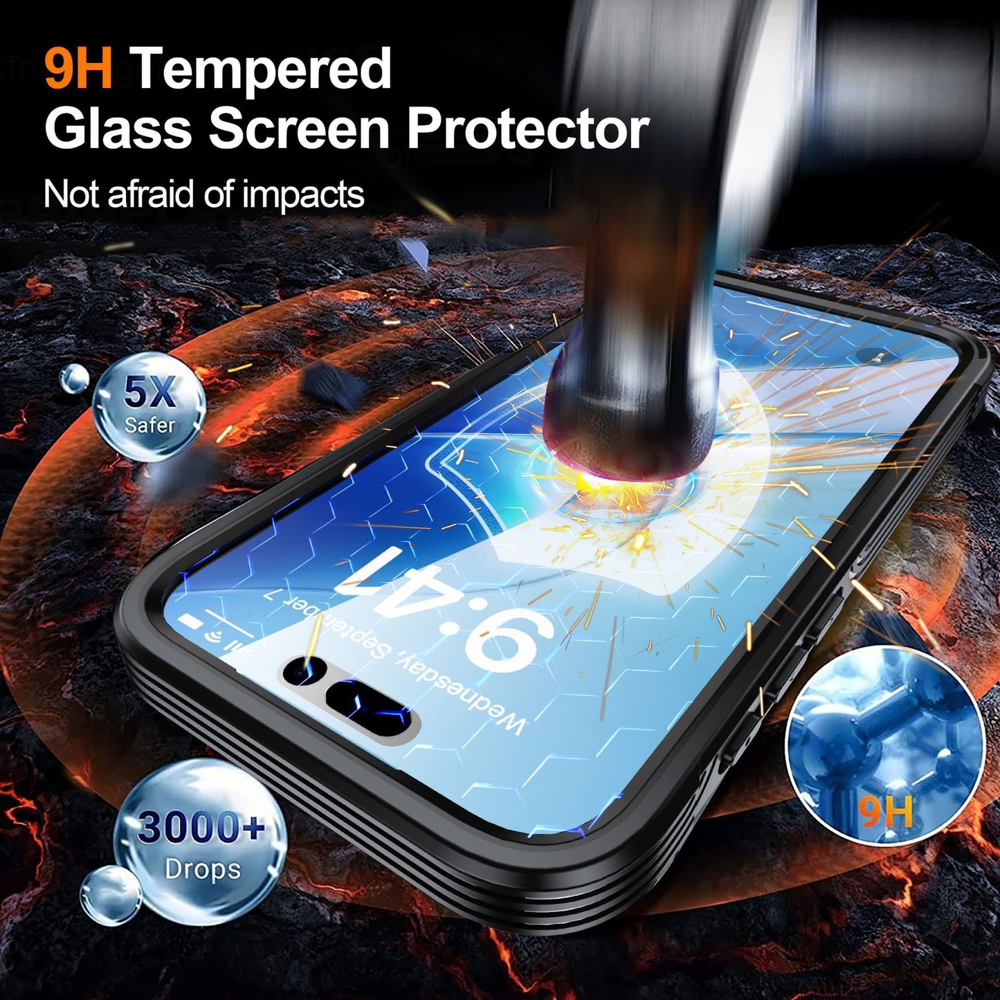 Drop-proof Transparent All-in-one Protective Phone Case