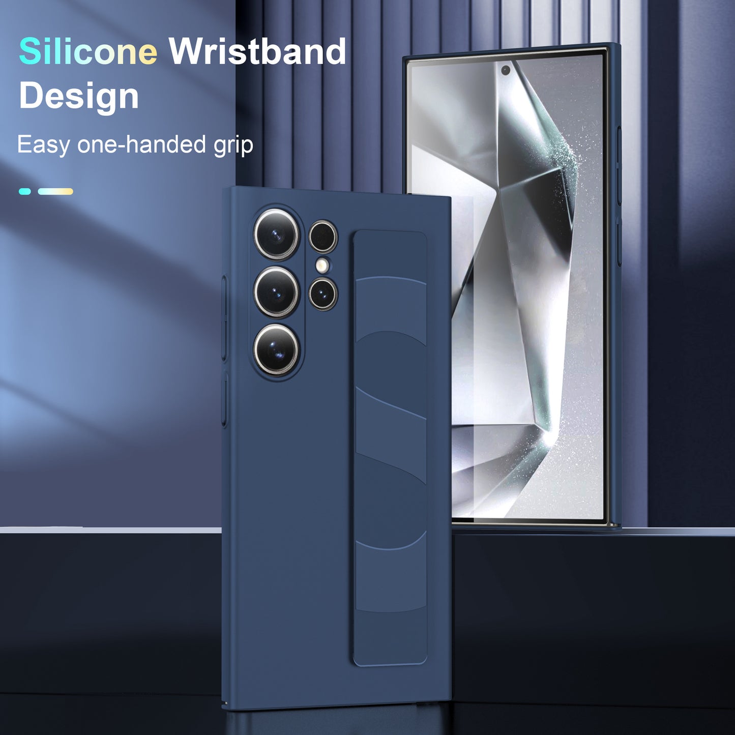 All-in-one Transparent Frosted Case A54 Cover