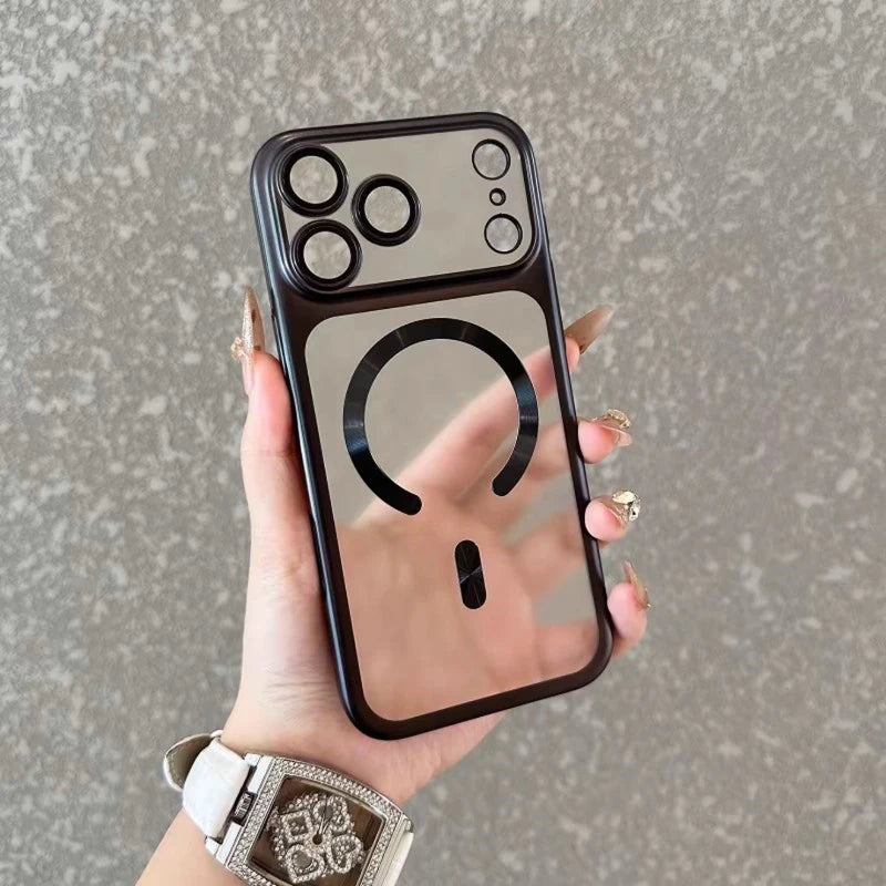 Luxury Matte Magsafe IPhone 17 Air 16 15 Pro Max Plus 17Air 17Pro Magnetic Bumper Back Cases Cover