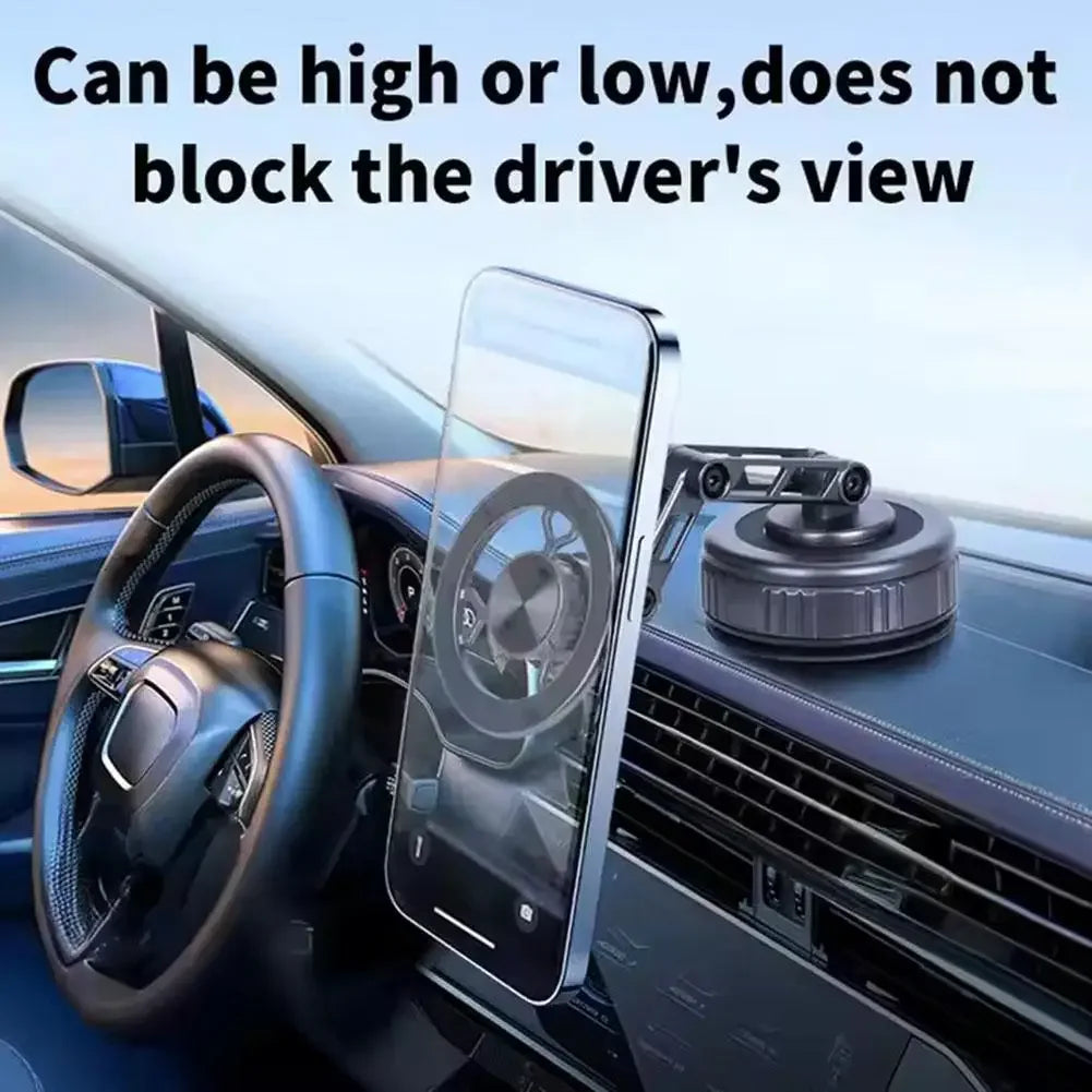 Phone Holder With Vacuum Magnetic  360°