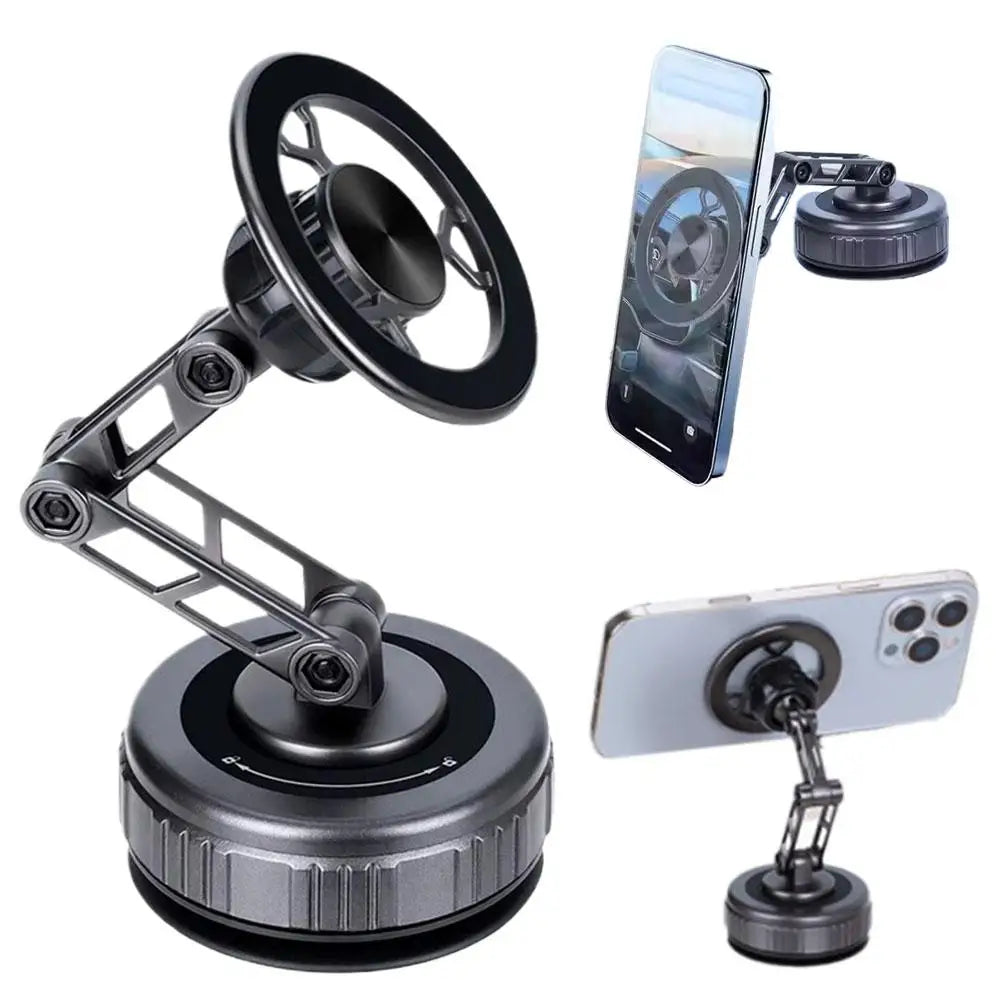 Phone Holder With Vacuum Magnetic  360°