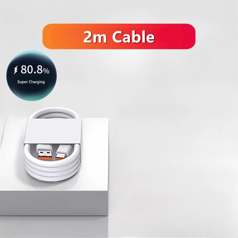 6A 66W Super Fast Charger Type C Cable