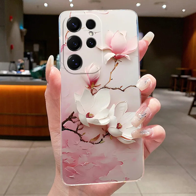 New Hot Samsung Galaxy S26 Ultra S26 edge S 26 Plus Cover Luxury Pretty Butterfly