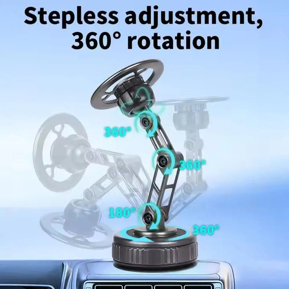 Phone Holder With Vacuum Magnetic  360°
