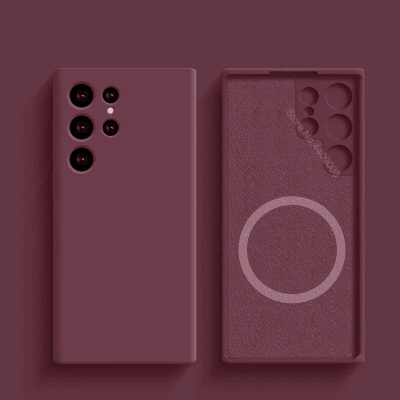 Samsung S25 S22 S21 S23 S24 Ultra Case A15 A54 A35 A55 5G Wireless Charge Cover