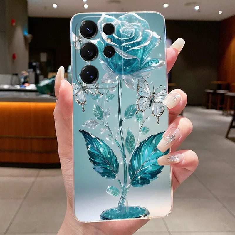 New Hot Samsung Galaxy S26 Ultra S26 edge S 26 Plus Cover Luxury Pretty Butterfly
