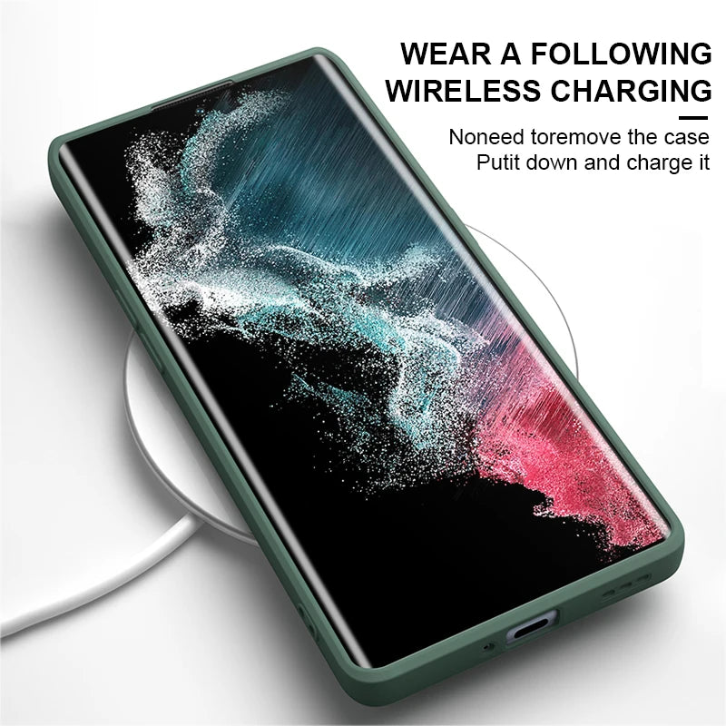 Samsung S25 S24 S23 S22 Ultra  S 24 23 22 Ultra Plus S23FE Slim Protective Cover