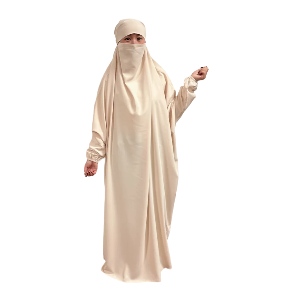 Wholesale Breathable Hijab Liturgical Wear Lslamic Turkish Robe Women Dubai Muslim Standard Apparel Middle East Abaya