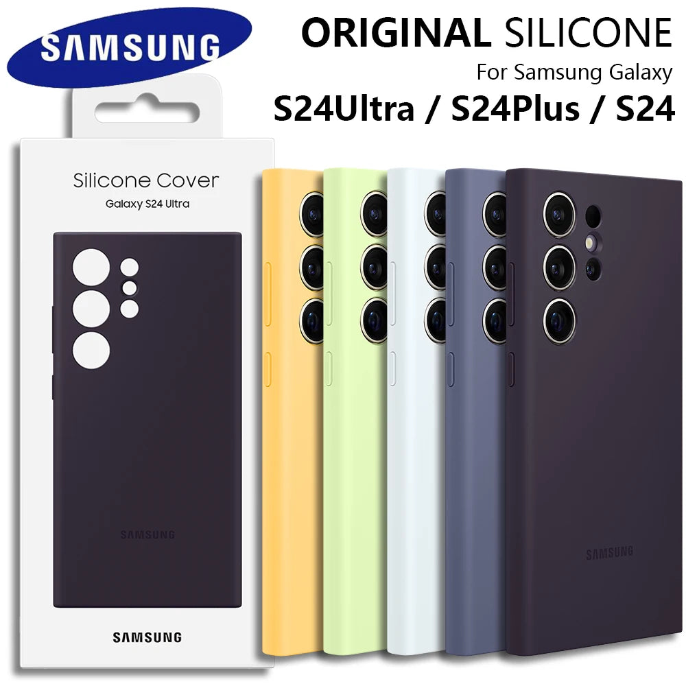 Samsung Galaxy S24 Ultra S24 Plus Case High Quality Soft Silicone Cover Samsung Galaxy S24 + Protector