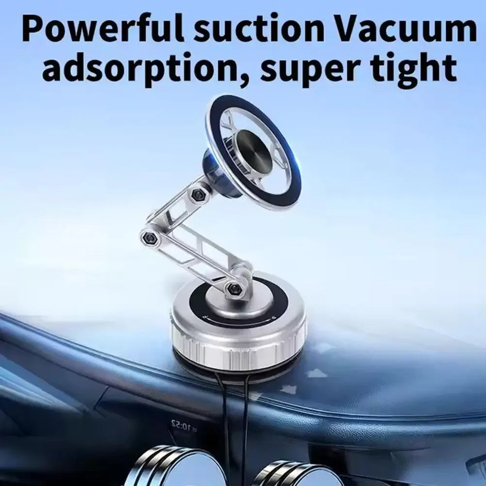 Phone Holder With Vacuum Magnetic  360°