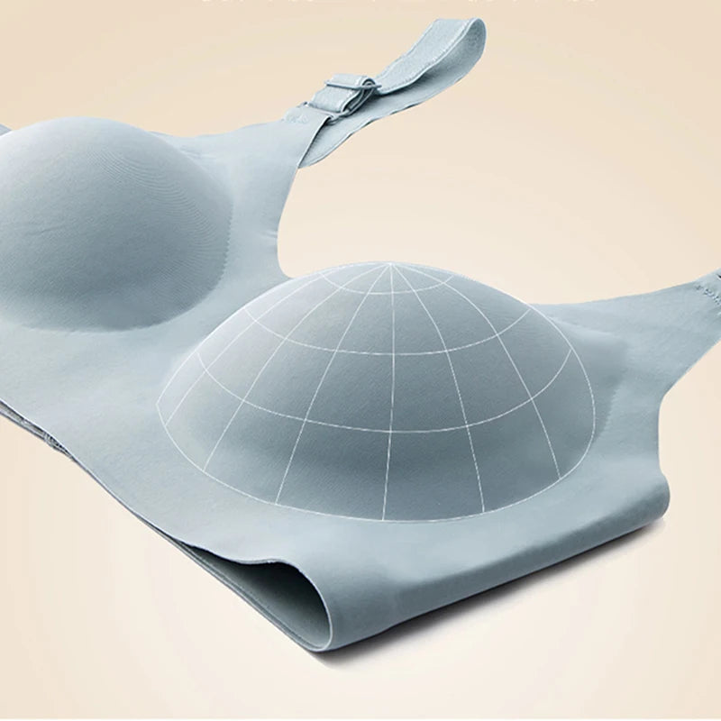Women's Seamless Ladies Thin Soft Breastfeeding Bra Comfortable