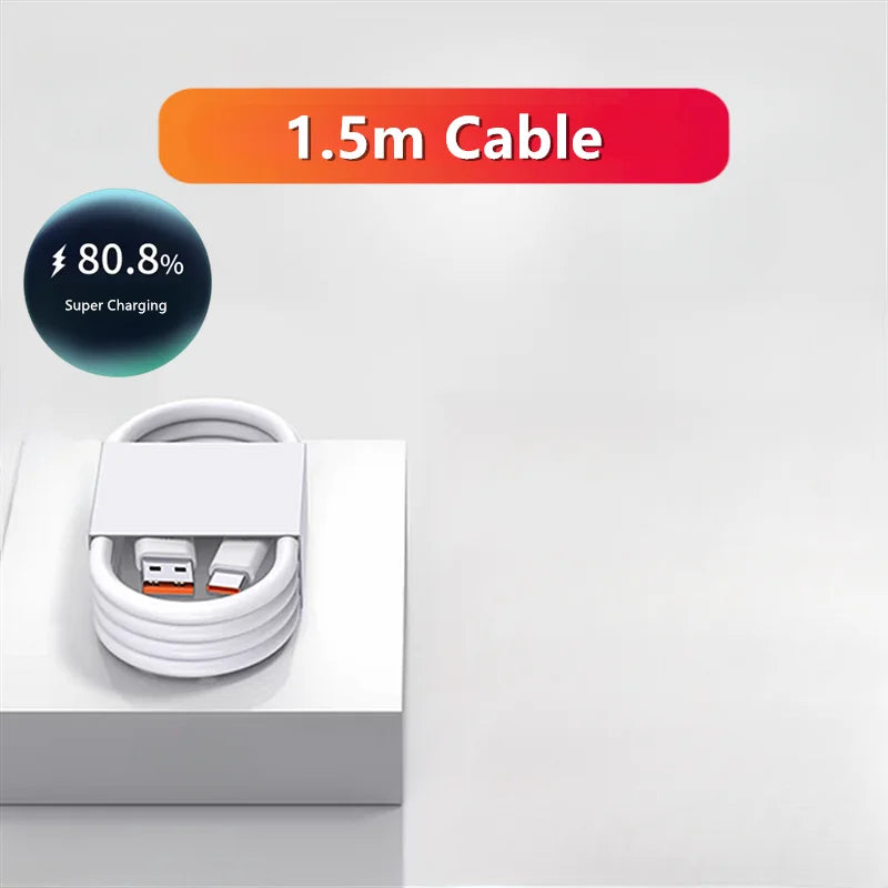 6A 66W Super Fast Charger Type C Cable