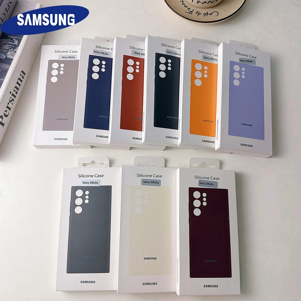 Original Samsung Galaxy S26 S25 S24 S23 S22 Ultra S24 Plus FE Case With Official Box