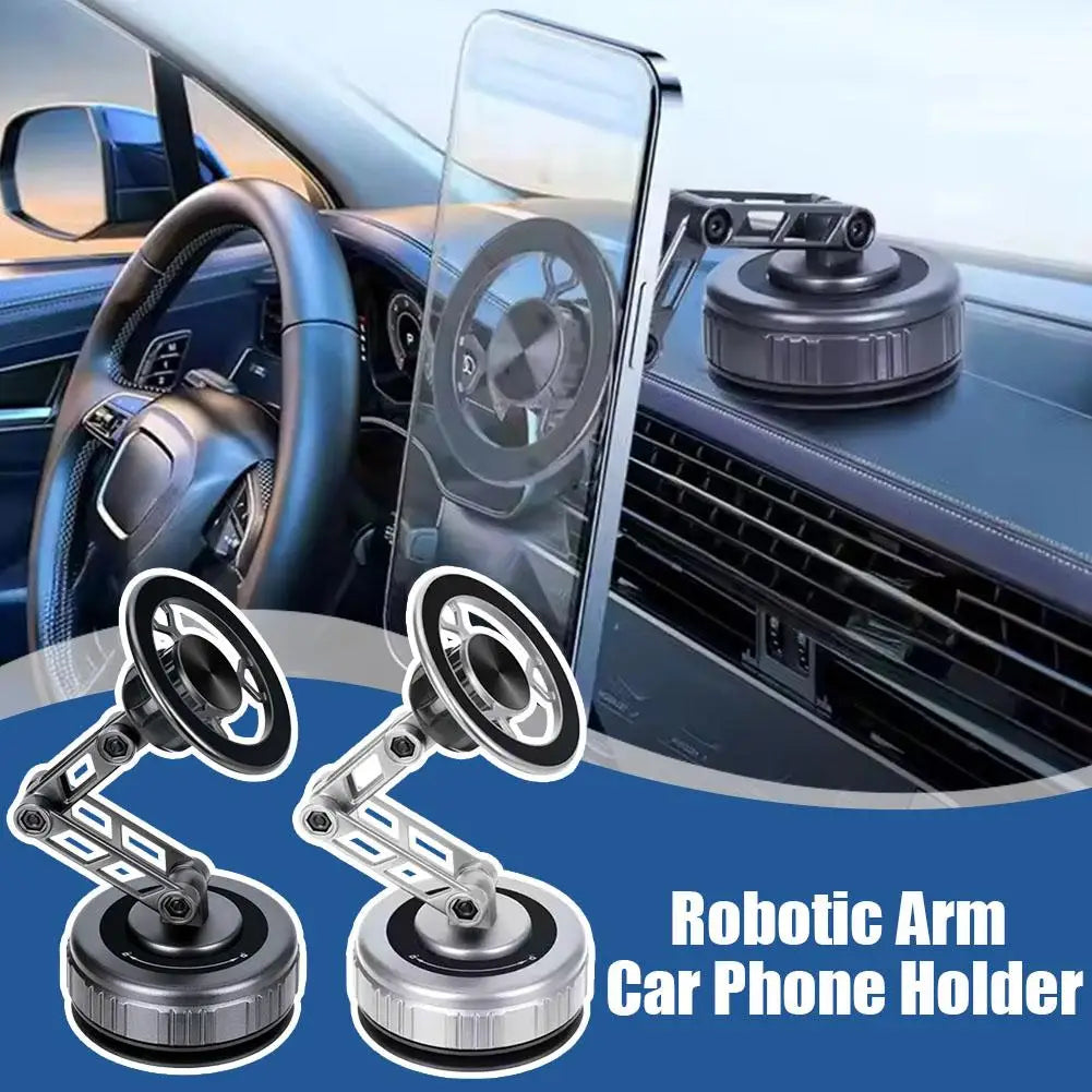 Phone Holder With Vacuum Magnetic  360°