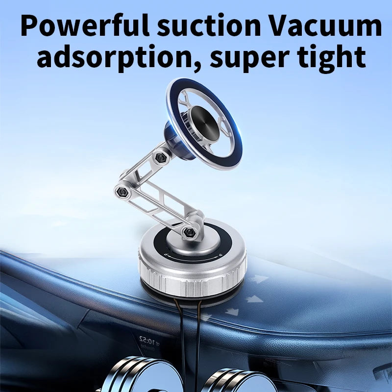 Phone Holder With Vacuum Magnetic  360°