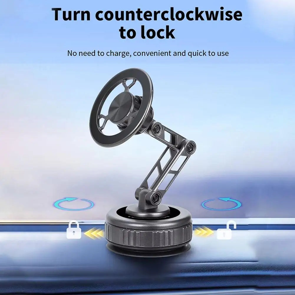 Phone Holder With Vacuum Magnetic  360°