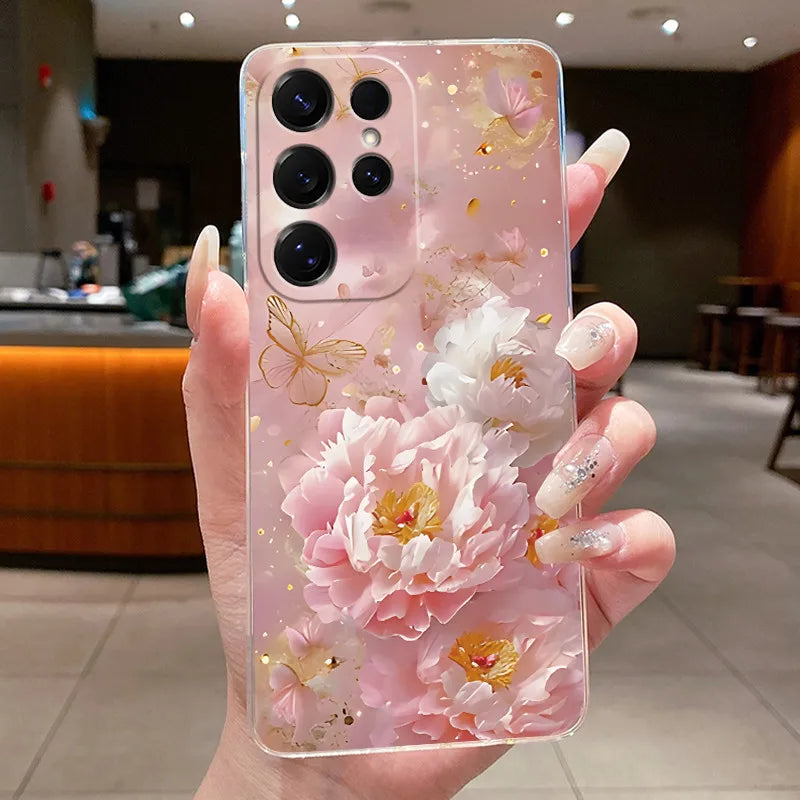 New Hot Samsung Galaxy S26 Ultra S26 edge S 26 Plus Cover Luxury Pretty Butterfly