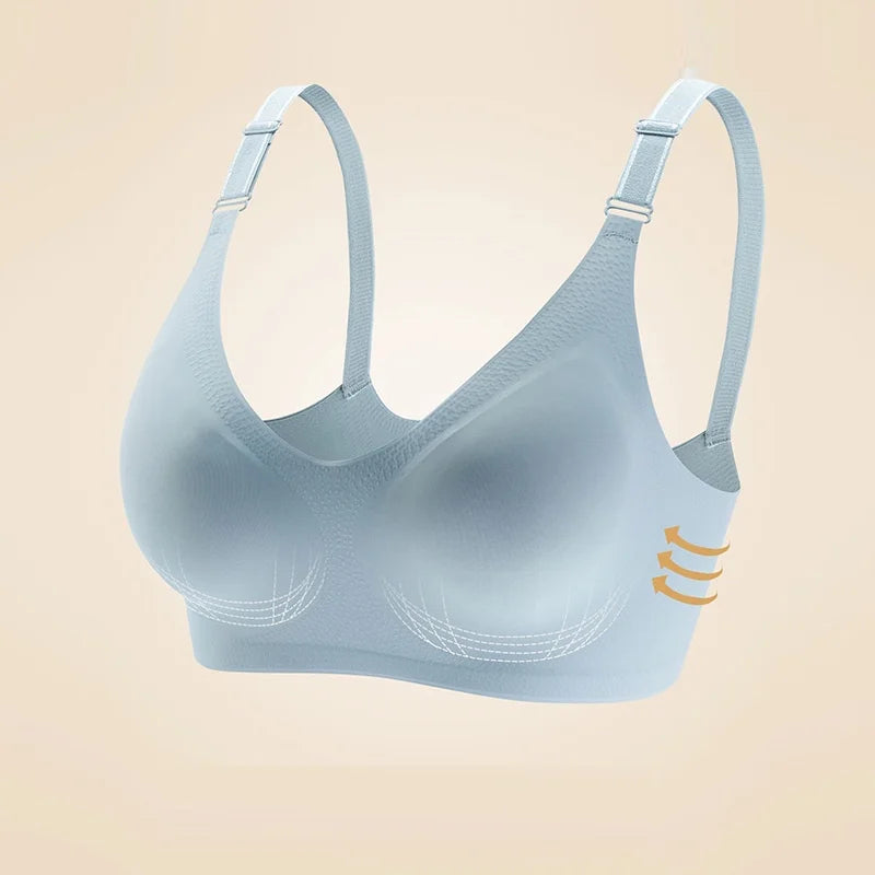 Women's Seamless Ladies Thin Soft Breastfeeding Bra Comfortable