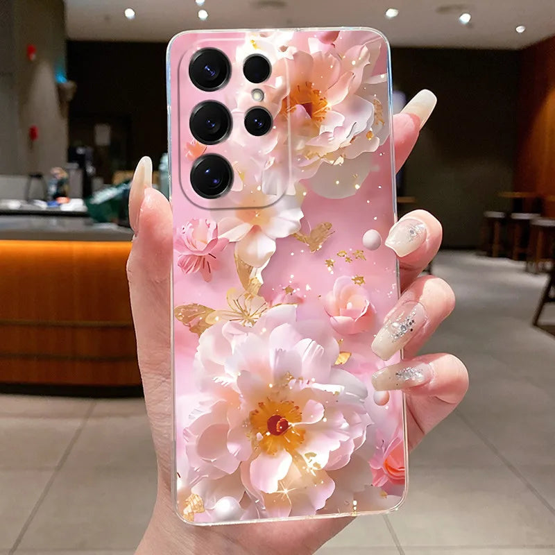 New Hot Samsung Galaxy S26 Ultra S26 edge S 26 Plus Cover Luxury Pretty Butterfly
