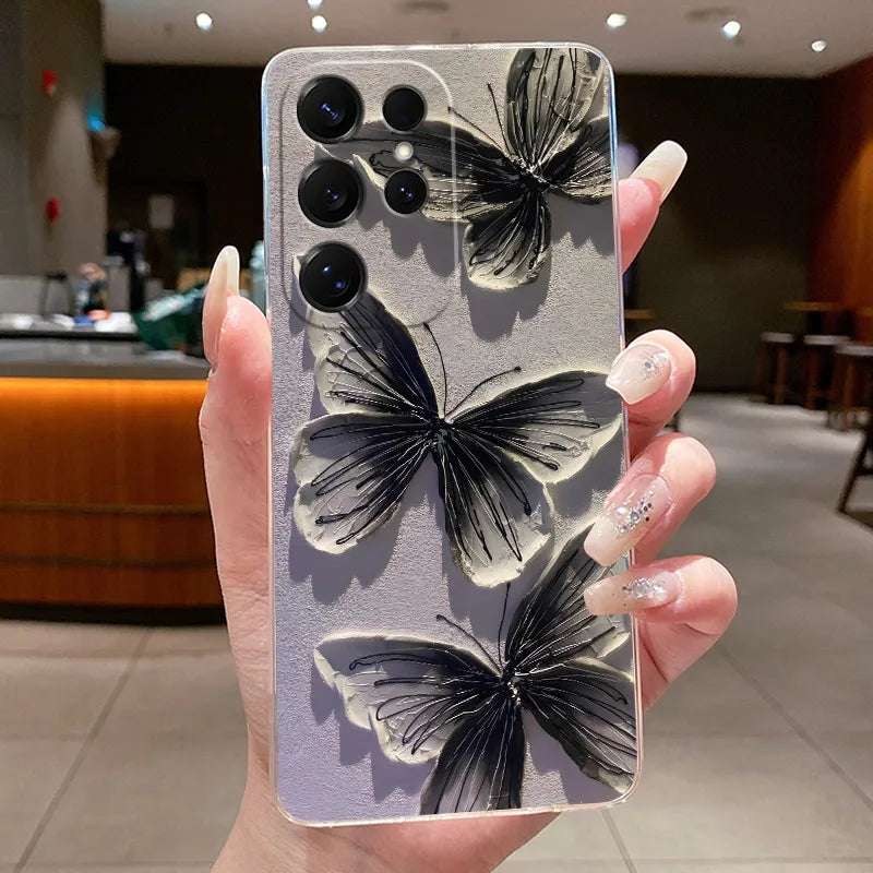 New Hot Samsung Galaxy S26 Ultra S26 edge S 26 Plus Cover Luxury Pretty Butterfly
