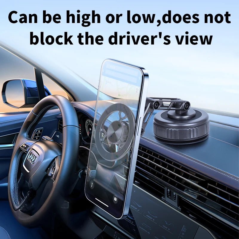 Phone Holder With Vacuum Magnetic  360°