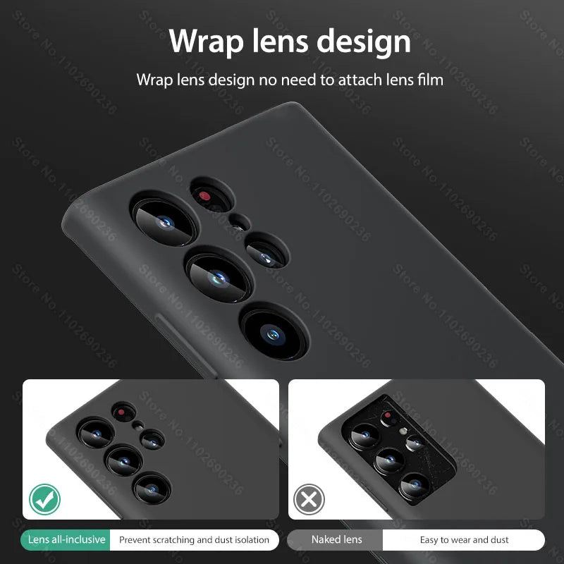 Samsung S25 S22 S21 S23 S24 Ultra Case A15 A54 A35 A55 5G Wireless Charge Cover