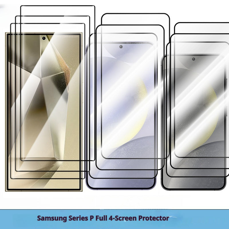 Anti-peep Full-screen Unlockable Electroplated HD Glass Screen Protector