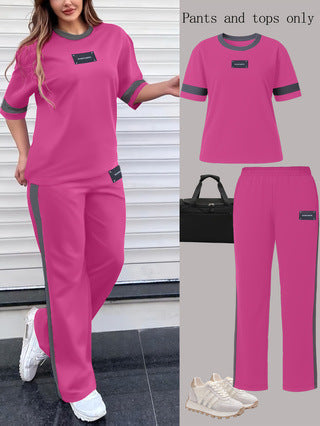 SpringSummer  Two-Piece Set With Short Sleeves