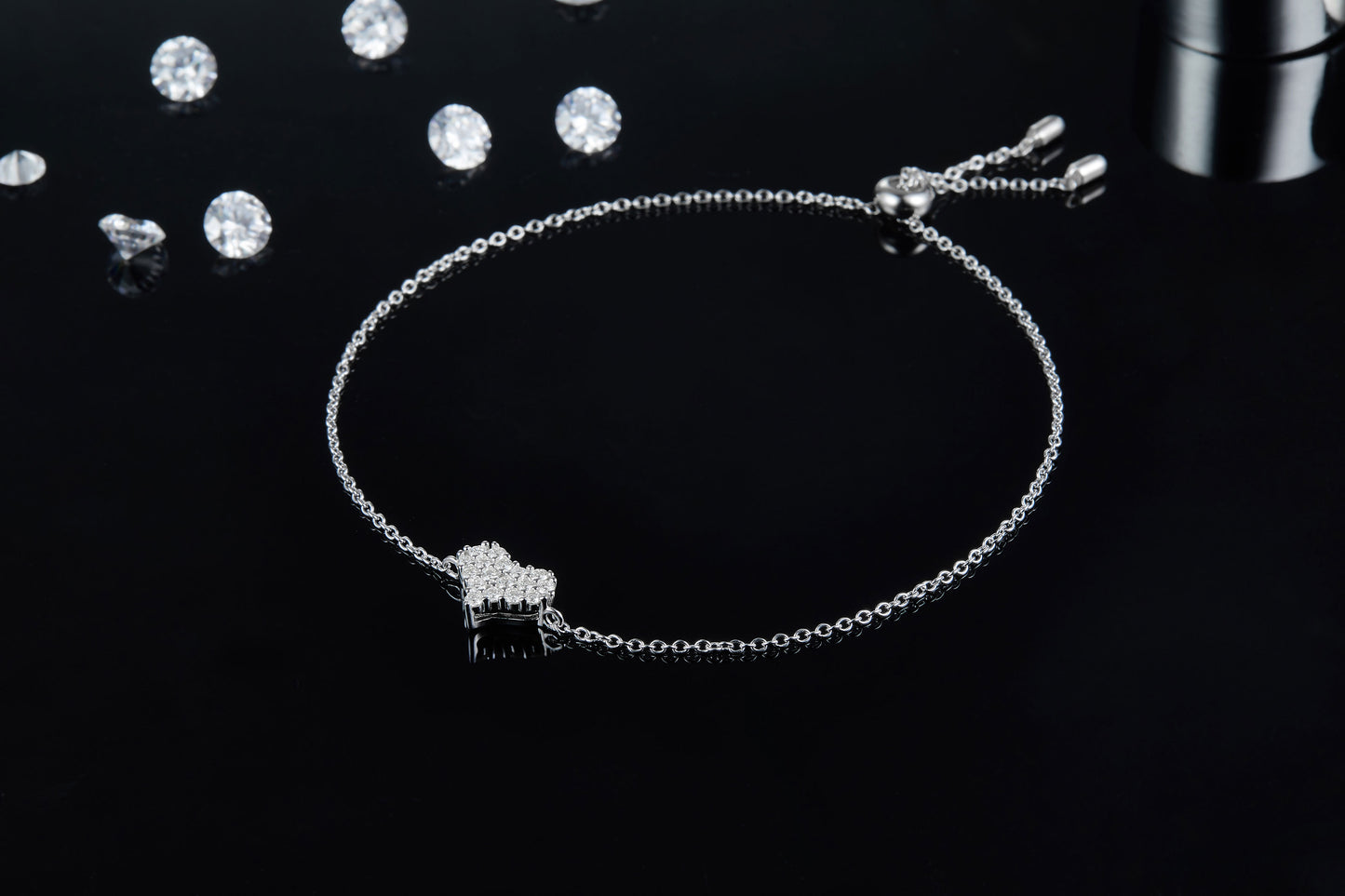Set With Top-quality Fashionable Light Luxury  Bracelet Is Made Of S925 Silver