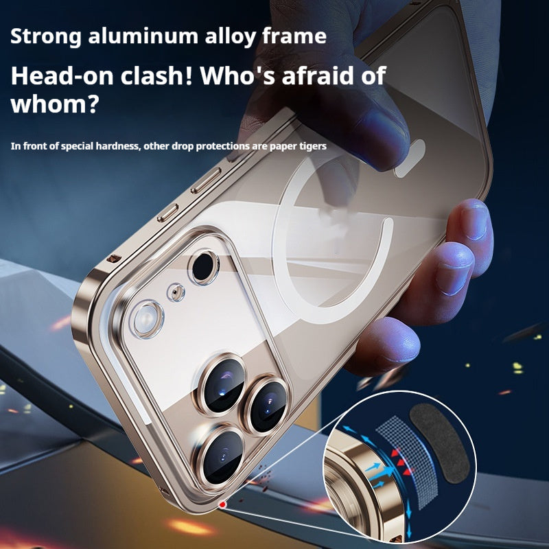 iPhone Applicable 17 Metal Frame  Magnetic Cover
