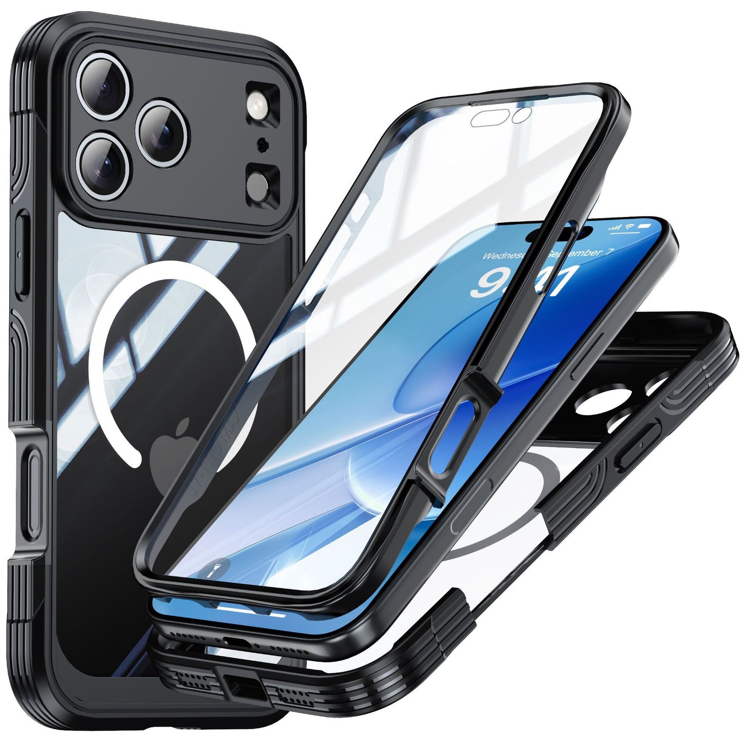 Drop-proof Transparent All-in-one Protective Phone Case